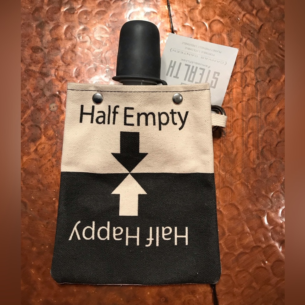 Tote + Able canvas travel canvas portable flask 3/$24